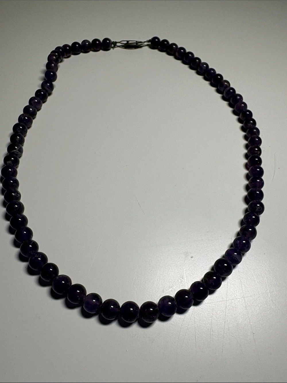 Purple Beaded Necklace